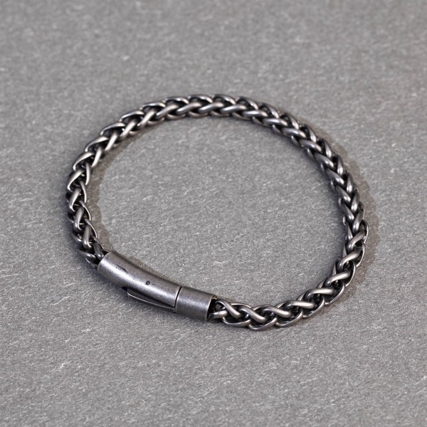 matte stainless steel bracelet