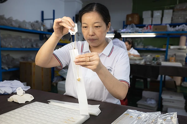 emballage de bijoux en acier inoxydable