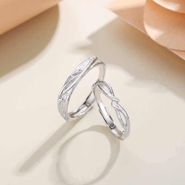 two sterling silver rings