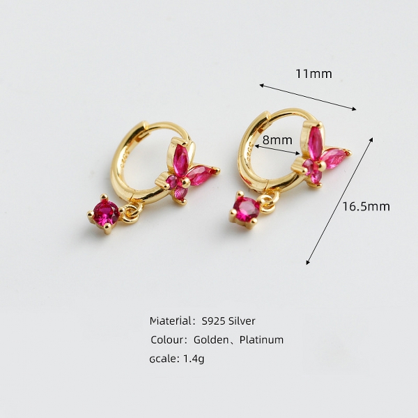 925 Sterling silver earring (195)