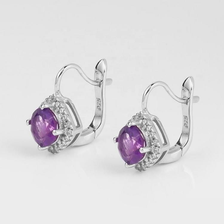 925 Boucle d'oreille en argent sterling (89)