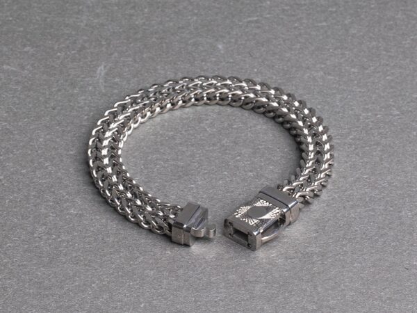 shiny ss unisex bracelet