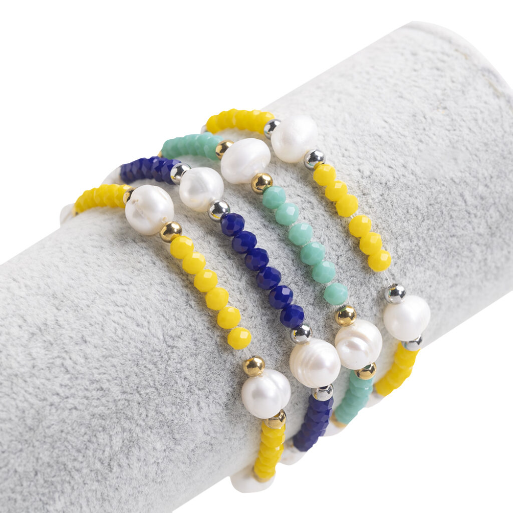 Bracelet perlé de perles d’eau douce
