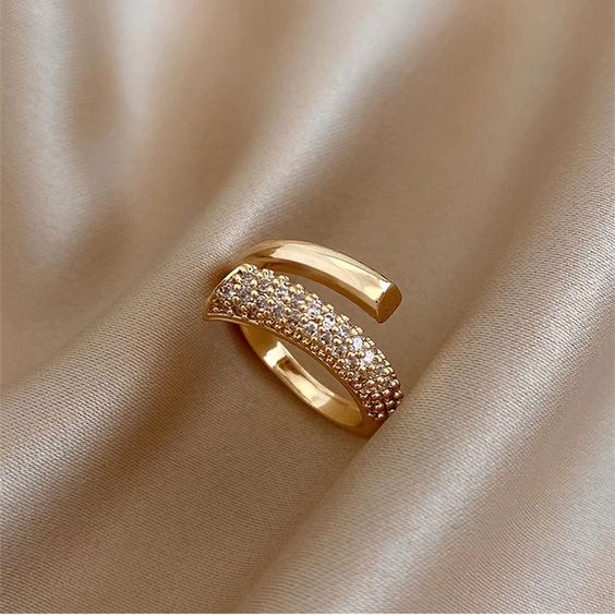 a gold plated ring