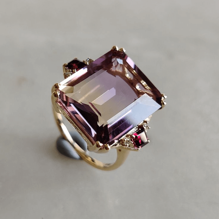 Purple Gemstone Ring